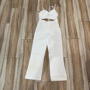 3x1 White Women's Jumpsuit
